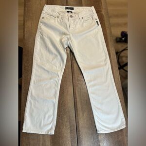 Silver Jeans Women's White‎ Straight Leg Jeans